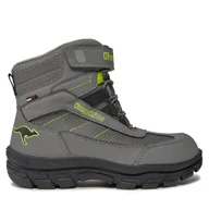 Buty dla chłopców - Śniegowce KangaRoos K-Leno Denali RTXSteel18955 000 2014 Szary - miniaturka - grafika 1