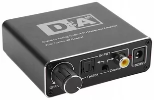 Konwerter Wzmaczniacz Toslink Coaxial 2X Cinch Dac - Inne akcesoria audio-wideo - miniaturka - grafika 1