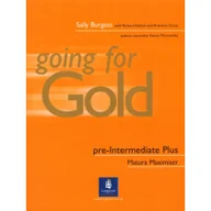 Pozostałe języki obce - Pearson Going for Gold Pre-Intermediate Matura Maximiser + CD Richard Acklam - miniaturka - grafika 1