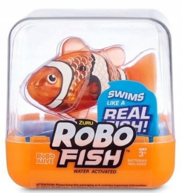 Zuru ROBO FISH Pływająca Ryba Rybka POMARAŃCZOWA