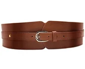 Paski - Szeroki Elastyczny Damski Skórzany Pas Gorset Boho - miniaturka - grafika 1