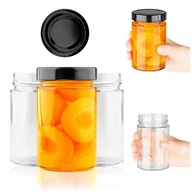 Pojemniki kuchenne - 10x SŁOIKI NA PRZYPRAWY PRZETWORY SŁOIK NA MIÓD DŻEM GRZYBY PASZTET 330 ml - miniaturka - grafika 1