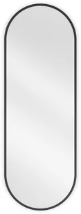Mexen Loft lustro łazienkowe owalne 100 x 35 cm, rama czarna - 9851-100-035-000-70 - Lustra - miniaturka - grafika 1