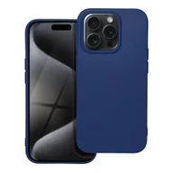 Etui i futerały do telefonów - Futerał SOFT do IPHONE 15 PRO ciemny niebieski - miniaturka - grafika 1