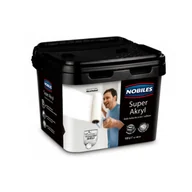 Kleje i inne preparaty budowlane - Farba akrylowa do ścian i sufitów Nobiles Super Akryl biały 10L - miniaturka - grafika 1