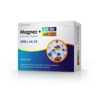 Produkty specjalne dla sportowców - Activita Magnez B6 + D3 50caps - miniaturka - grafika 1