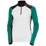 Koszulki i topy damskie - Helly Hansen Damska koszulka sportowa W LIFA Merino Midw z zamkiem 1/2 Ls - miniaturka - grafika 1