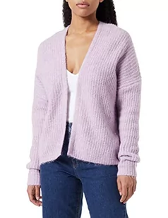 SOYACONCEPT Damska kurtka z dzianiny Sc-remone Short Knit Cardigan, Fiolet Mist Melange, XL - Kurtki damskie - miniaturka - grafika 1