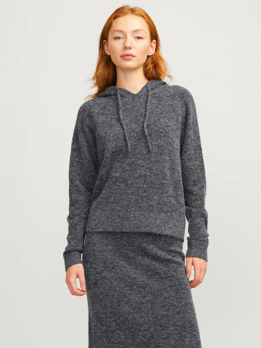 maglie donna jjxx 12261550 evi dark grey melange