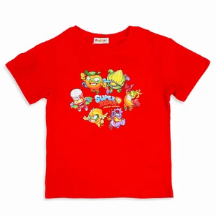 T-shirt SuperZings, czerwony, rozmiar uniwersalny - Moda i Uroda OUTLET - miniaturka - grafika 1