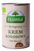 Słodkie kremy i masła - Krem kokosowy 22% tłuszczu BIO 400 ml Ekowital 5908249976306 - miniaturka - grafika 1