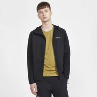 Bluzy męskie - Męska Bluza CRAFT ADV HIT ZIP HOODIE M 1912459-999000 – Czarny - miniaturka - grafika 1