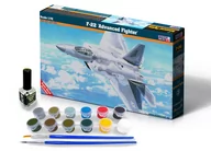 Modele do sklejania - OLYMP AIRCRAFT Model samolotu do sklejania F-22 Advanced Fighter - miniaturka - grafika 1