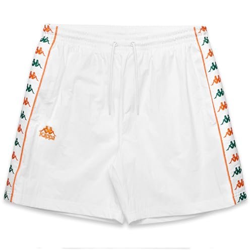 Kappa Krótkie spodnie 222 z paskiem Nardo White Unisex, rozmiar 2XL
