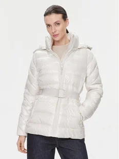 Calvin Klein Kurtka zimowa Ess K20K206090 Écru Slim Fit - Kurtki damskie - miniaturka - grafika 1