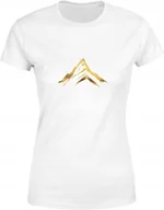 Koszulki i topy damskie - Koszulka damska Złote Góry szczyty dla miłośników gór T-shirt damski - miniaturka - grafika 1
