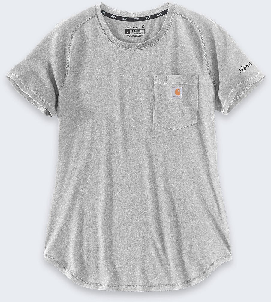 Koszulka Carhartt Force Mid Logo Grey