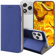 Etui i futerały do telefonów - ETUI Z KLAPKĄ DO HONOR 400 LITE GRANATOWE ZAMYKANE MAGNETYCZNE OCHRONNE - miniaturka - grafika 1