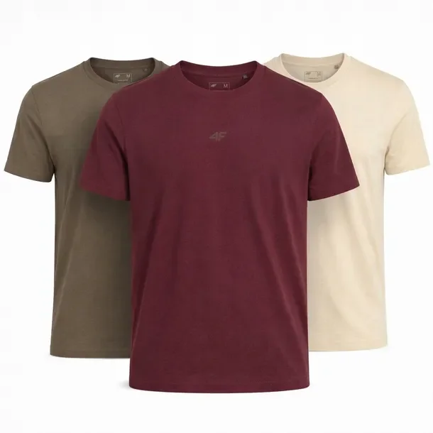 Koszulka Męska T-shirt 4f Komplet Limitowany Zestaw 3 Sztuki Xxl M3947 Ss26