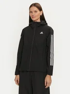 Kurtki damskie - adidas Kurtka przejściowa Essentials 3-Stripes RAIN.RDY IV9263 Czarny Regular Fit - miniaturka - grafika 1