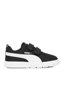 Buty dla chłopców - Puma Sneakersy COURTFLEX V3 MESH INF 39808617 Czarny - miniaturka - grafika 1