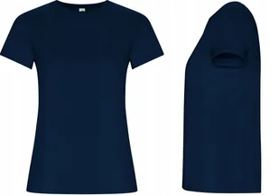 T-shirt Koszulka Damska ORGANICZNA BAWEŁNA Roly GOLDEN 6696 GRANAT Navy M - Koszulki i topy damskie T-shirt Koszulka Damska ORGANICZNA BAWEŁNA Roly GOLDEN 6696 GRANAT Navy M - Koszulki i topy damskie - miniaturka - grafika 1