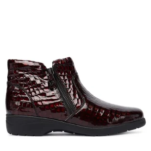 Botki Caprice 9-25460-45 Bordowy - Botki damskie - miniaturka - grafika 1