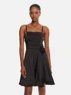 Sukienki - Rinascimento Sukienka koktajlowa CFC0125219003 Czarny Slim Fit - miniaturka - grafika 1