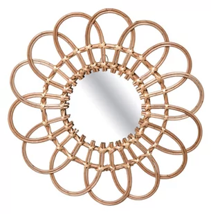 Lustro Dekoracyjne Kwiat Boho Średnica 46 Cm - Lustra - miniaturka - grafika 1