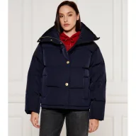 Kurtki damskie - Tommy Hilfiger Puchowa kurtka GOLD BUTTON Oversize fit - miniaturka - grafika 1