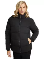 Kurtki męskie - Guess Kurtka Męska Stretch Puffa Jacket Czarna M2Bl17Weyx2 Jblk M - miniaturka - grafika 1