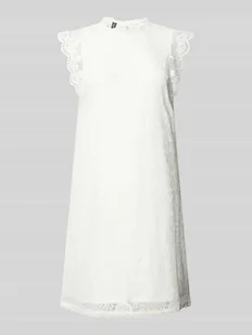 Sukienka z koronki o kroju regular fit z falistym brzegiem model ‘OLLINE’ - Sukienki - miniaturka - grafika 1