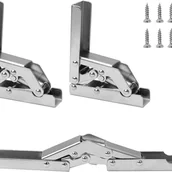 Zawiasy, okucia i inne akcesoria - Zestaw 2 zawiasów do półek składanych pod kątem 90 stopni. - miniaturka - grafika 1