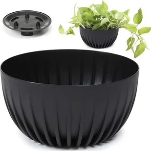 Lamela Misa MIRA ECO recycled 300 mm - czarny LA918-04 Lamela - Donice - miniaturka - grafika 1