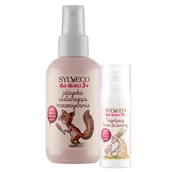 Kosmetyki kąpielowe dla dzieci - Zestaw Sylveco Dla Dzieci, odżywka ułatwiająca rozczesywanie, bez spłukiwania, po 3 roku życia, 150 ml + łagodzący krem do twarzy, po 3 roku życia, 50 ml - miniaturka - grafika 1