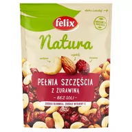 Orzeszki - Felix Natura Pełnia szczęścia z żurawiną 140 g - miniaturka - grafika 1