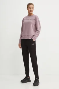 EA7 Emporio Armani dres damski kolor fioletowy TJTXZ.8NTV54 - Dresy damskie - miniaturka - grafika 1