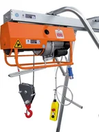Wciągarki - FANMART Wciągarka budowlana elektryczna z bramownicą (udźwig: 950 kg, długość liny: 2 x 25m, moc: 2,2 kW) 47681805 - miniaturka - grafika 1