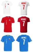 Koszulki sportowe męskie - Koszulka CZECHY JIRI NEMEC 7 - miniaturka - grafika 1