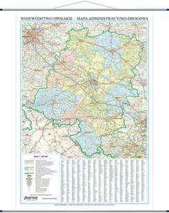 EkoGraf Województwo opolskie mapa ścienna 1:200 000 - Atlasy i mapy - miniaturka - grafika 1