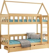 Łóżka dla dzieci i młodzieży - Elior Domek dla dzieci Gigi 4X - miniaturka - grafika 1