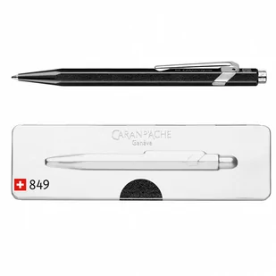 Unbekannt Caran d d'ache  ball point Pen 849 Pop Line X Metal z etui, czarny 849.809 - Długopisy - miniaturka - grafika 1