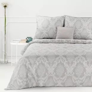 Pościel Bawełniana 220X200 Sara 05 Szara Ornamenty Eurofirany - Pościel - miniaturka - grafika 1