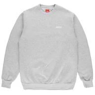 Bluzy sportowe męskie - Bluza Prosto Klasyk Crewneck Humb KL222MSWE1093 - szara - miniaturka - grafika 1