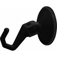 Wieszaki łazienkowe - Wieszak łamany z przyssawkami Malva czarny - miniaturka - grafika 1