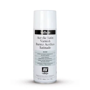 Vallejo Acrolicos Lakier spray półmat 400 ml. - Akcesoria i części modelarskie - miniaturka - grafika 2