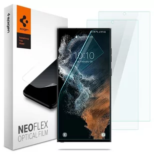 Spigen 2x Folia Hydrożelowa Neo Flex do Galaxy S22 Ultra - Szkła hartowane na telefon - miniaturka - grafika 1