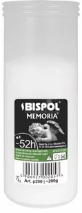 Wkład do zniczy parafinowy bispol memoria p200 52h - Lampiony i znicze - miniaturka - grafika 1