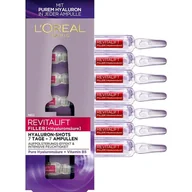 Serum do twarzy - DLA L'Oréal Paris serum z kwasem hialuronowym w dużej dawce, 7 ampułek z czystym kwasem hialuronowym, kuracja zapobiegająca starzeniu się intensywnego nawilżenia i jędrnej skóry, wypełniacz hialuronow - miniaturka - grafika 1
