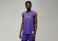 Koszulki męskie - Nike Air Jordan Sport Dna Mesh Jersey Dark Iris - miniaturka - grafika 1